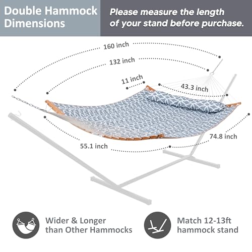 SUNCREAT Tree Hammocks for Outside, Portable Hammocks, Gray Pattern by SUNCREAT - Used condition - Image 6