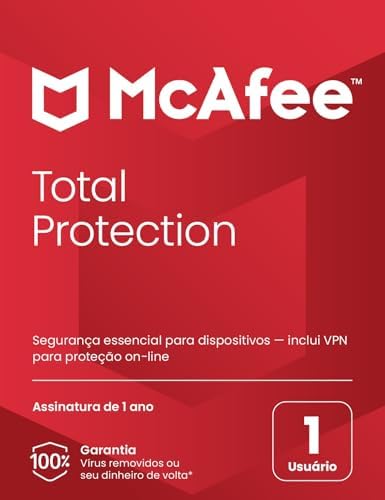 McAfee Total Protection | 1 dispositivo | Software de segurança a...