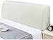 Copritestiera Letto Copertura/Copri Testata Letto Matrimoniale/Singolo Premium Fodera Elastica Protezione, Coprire Antipolvere in Cotone Cover AntiGraffio Cuscino ( Color : Bianco , Size : 150-170cm )