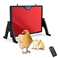 2026 Smart Chicken Coop Heater Coop Radiant Heat Panel Built-in Adaptive Temperature Sensor, Chicken Heater Inside Coop for Winter, Adaptable to Timer and Temp Controllers, ETL UL Compliant