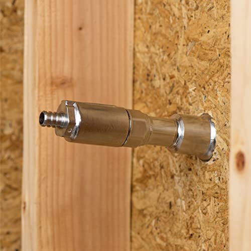 Aquor 1/2 Inch Pex Crimp Stainless Steel Inlet, For Aquor Hydrants #TOP1