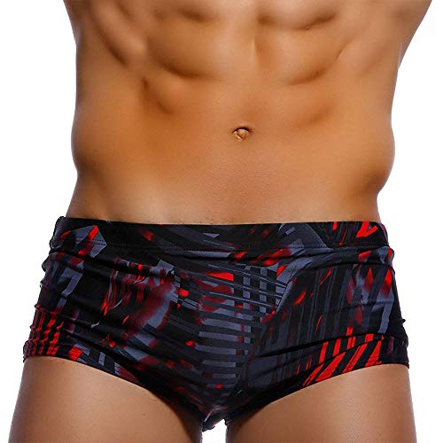 UXH Men Push-Up Pad Swimming Briefs Padded Enlarge Sexy Swimwear Sunbath Surf Beach Shorts