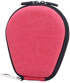 Carrying Case for SHOKZ OpenRun Pro/OpenRun/OpenMove/OpenSwim/Aftershokz Aeropex/OpenMove/Titanium/Titanium Mini/Trekz Titanium/Xtrainerz/New Xtrainerz Bone Conduction Headphones by Aenllosi(Red)