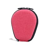 Carrying case for AfterShokz Trekz Titanium/Mini/Air Bone Conduction Headphones by Aenllosi (Red)