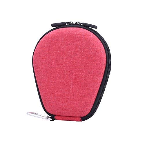 Carrying Case for SHOKZ OpenRun Pro/OpenRun/OpenMove/OpenSwim/Aftershokz Aeropex/OpenMove/Titanium/Titanium Mini/Trekz Titanium/Xtrainerz/New Xtrainerz Bone Conduction Headphones by Aenllosi(Red)