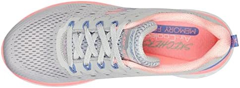 Skechers Sport Women's Women's Fresh Charm Sneaker, LGMT=Light Grey Multi, 8.5 | Image 5