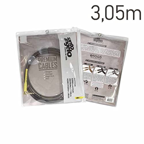 CABO SHOGUN L P10 / P10 90º 10FT 3,05 METRO PRETO - SANTO ANGELO