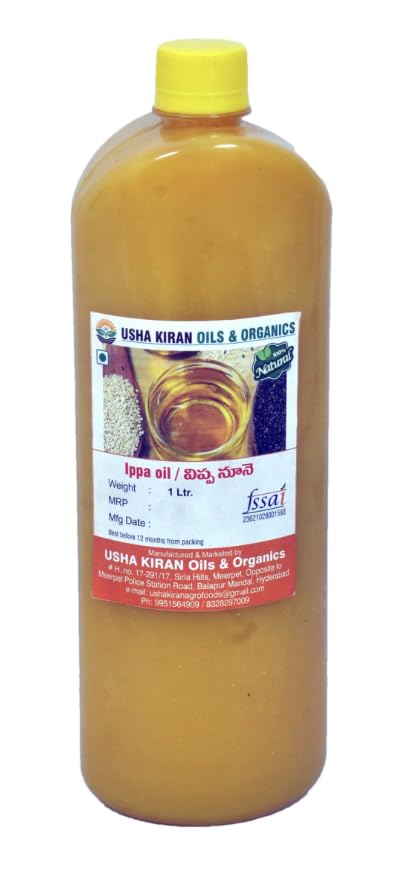 - Vippa Cooking Oil 1 Liter l Mahuva oil l Wood pressed l Cold pressed l kachi ghani