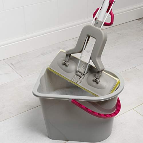 Kleeneze KL080912UFEU7 Anti-Bac Sponge Refill Mop Head, Fits Mop KL076670, Treated with Anti-Bac Protection, Flexi Mop-Head, Highly Absorbent