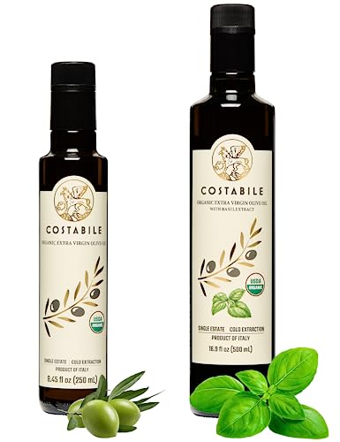 Combo Aceite de Oliva Extra Virgen con Albahaca y Clásico