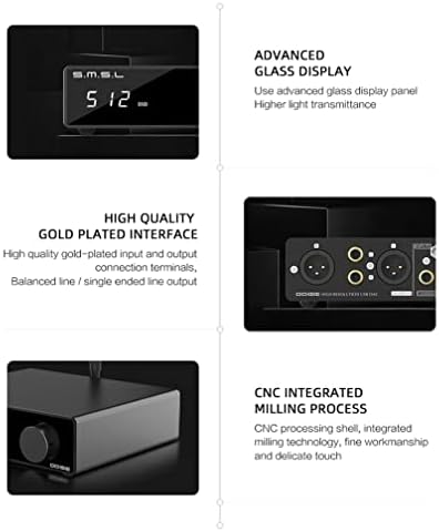 SMSL DO100 USB DAC 2xES9038Q2M 4xOPA1612 Bluetooth5.0 LDAC Balanced DAC DSD512 32bit/768kHz USB/BT/Opt/Coax Input RCA/XLR Output High Resolution Digital Converters Audio Decoder with Remote Control