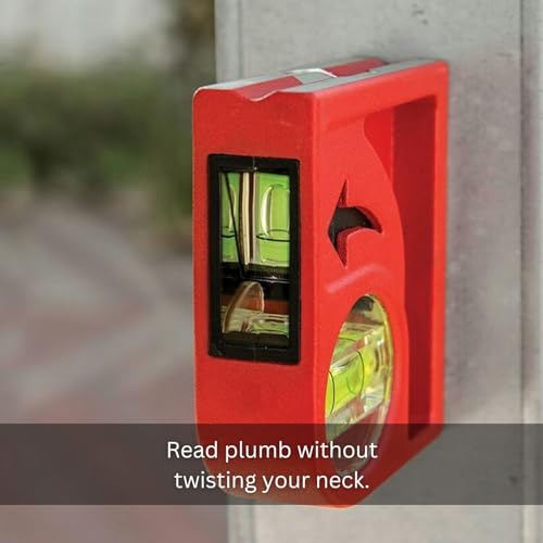 Kapro - 846 Cyclops Cast Pocket Level - Magnetic - with Plumb Site View Vial - Features V-Groove, Hand Calibrated Vials, Finely Milled Surface - VPA Certified - Aluminum - Image 3