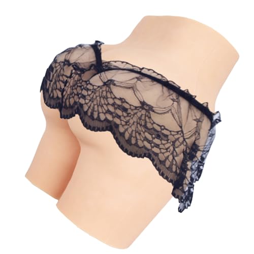 Liifun Realistic Padded Silicone Panties Fake Butt Shaper Crossdressing Hip Enhancer Underwear for Cosplay Transgender