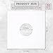 YSUFAGNR 12 Inch White Cardstock Record Outer Sleeves with Center Hole - Heavy Duty Kraft Paper Jackets Covers for LP Album Storage, Fits 12