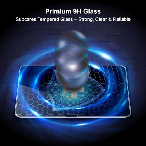 Image of SupCares Tempered Glass for iPad Pro, (M5, M4) (11 Inch) With Installation Kit | Military-Grade Gorilla Screen Protector | Edge to Edge Coverage | Transparent