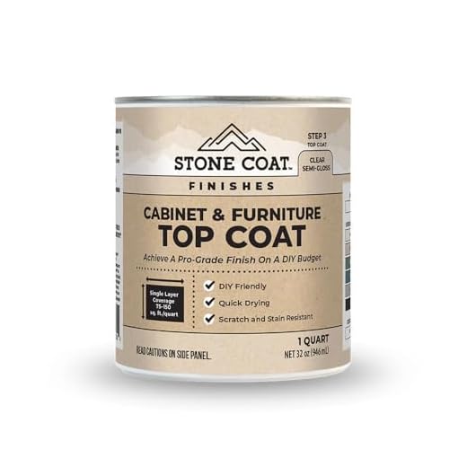 Durable Semi-Gloss Top Coat for Furniture