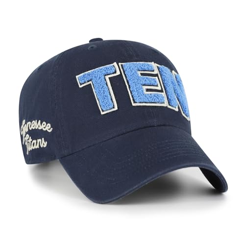47 Women's Navy Tennessee Titans Zoey Clean Up Adjustable Hat