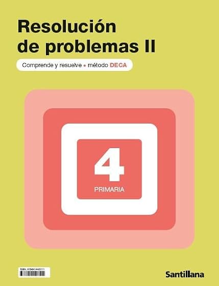 Cuaderno Problemas Deca II 4º Primaria