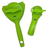 Kuhn Rikon Auto Attach Can Opener And 5-in-1 Jar Opener Set, Green