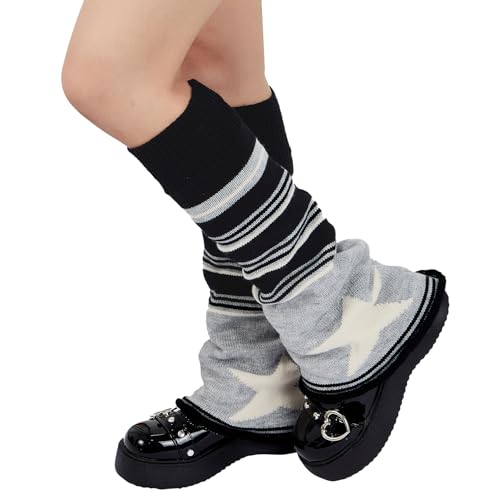 Image of Century Star Leg Warmers for Women Girls Kawaii Y2K Leg Warmers Cutecore Gyaru Leg Warmer Goth Lolita Accessories