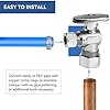 1 Pack) GUOFIS Toilet Outlet Box With 1/4-Turn Ball Valve - View #9