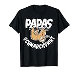 Papas Schnarchshirt | Schlafshirt Pyjama Schlafanzug Vater T-Shirt