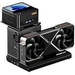 AOOSTAR EG02 eGPU Dock with Oculink+ Dual Thunder 5 ports External GPU docking station,DC cable,Supports ATX/SFX standard power supplies,External graphics card dock