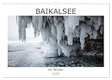 Baikalsee im Winter (Wandkalender 2026 DIN A3 quer), CALVENDO Monatskalender: kuriose Eisformen und Eisflächen (CALVENDO Natur)