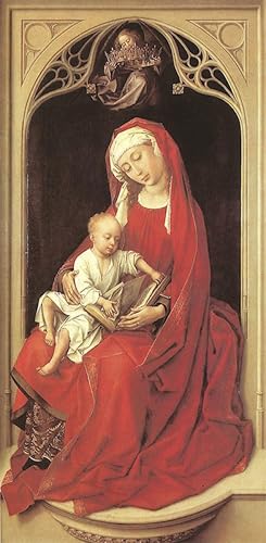Impressions d'art Rogier Van Der Weyden affiche haut de gamme Vierge à l'Enfant