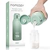 Momcozy Portable Bottle Warmer for Travel – Dual Heating Modes for Breast Milk & Water, Portable Milk Warmer with Fast Heating & Long Battery Life, 17 Ounces Large Capacity to Meet Your All-Day Needs