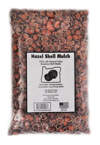 Hazel Shell Mulch Amendment Product - 6 lbs (Hazelnut Shells)