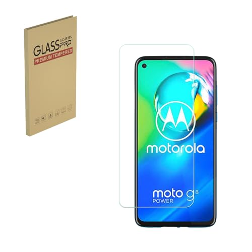 HYGMOCC Compatible con Motorola Moto G8 Power Protector de pantalla de vidrio templado, antirreflejos, anti huellas dactilares, anti arañazos, sin burbujas (1 pieza)