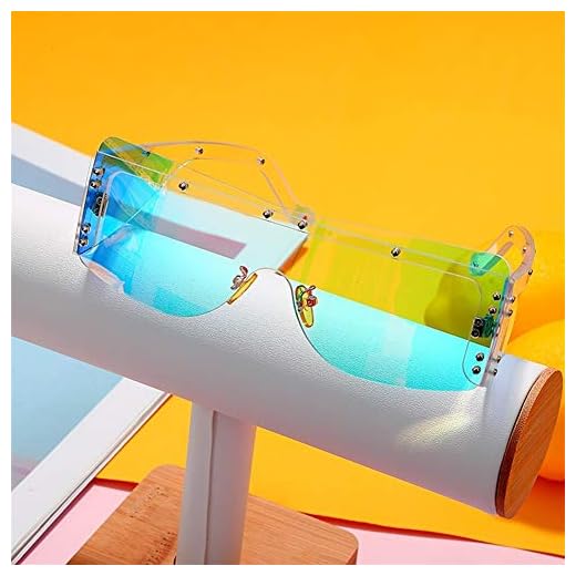 Damer solglasögon, 2020 Lyx Spegel Shades solglasögon mode Helgarnityr Square solglasögon Kvinnor Män Trend Kvinna Glasögon Glasögon (Lenses Color : 1mirror pink)