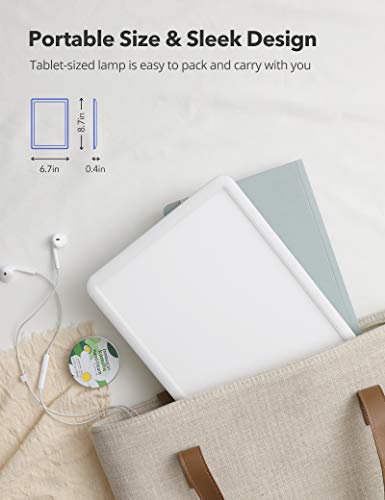 Jolywell Table Lamp, Desk Lamp With 10%-100% Customized Brightness, Portable Daylight Lamp With Timer, Memory Function, Flexible Lighting Angle For Home Office Travelling #TOP2