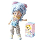 CALEMBOU BJD Blind Box, Kawaii 1/12 Peetsoon Garden Party Series Ball Jointed Doll Collectable Action Figure 1 of 9 Posable Dress Up Dolls for Girls Boys