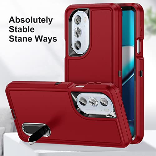 Funda para Moto Edge Plus 2022 protectora de 3 capas silicona antichoque 3
