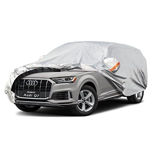 6 Layers SUV Car Cover Custom Fit Audi Q7 (2005-2025) Waterproof All Weather, Heavy Duty Outdoor Snow Sun Rain Uv Protection (Ships from US Warehouse,