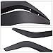 HECASA Front&Rear Fender Flare Compatible with 2007-2018 Jeep Wrangler JK JKU Unlimited (2/4 Doors), Full Mud Flaps Guards Fender Extensions Kit 4Pcs