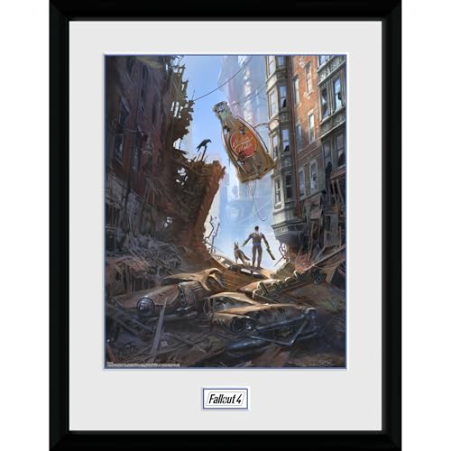 GB eye Fallout Street Scene 30 x 40cm Framed Collector Print
