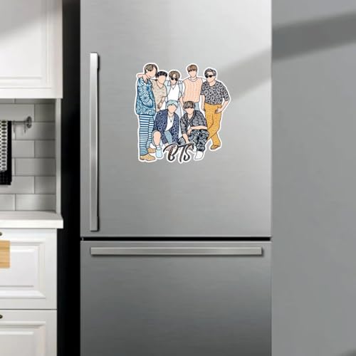 Image of Zesta Wooden Fridge Magnets Set | Refrigerator Decor Magnets for Kitchen | India Souvenir Fridge Magnet Collection | Wooden Magnet for Fridge Door Decoration (BTS Fridge Magnet)