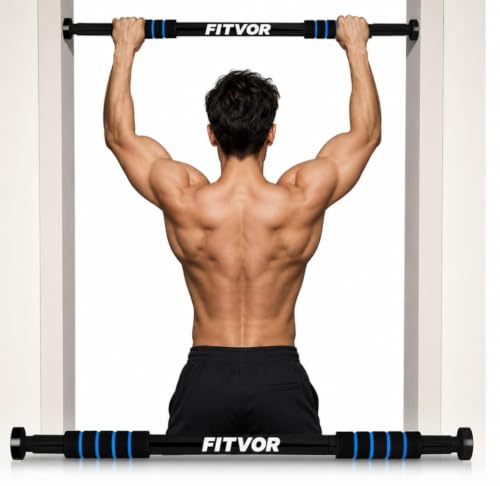 Image of Pull up Bar for Home for Kids & Adults [150 KG] | Pull up Bar Wall Mounted with Anti-Skid Grip | No-Drill Installation Pull-up Bars for Home Workout | Gym Equipment for Home Workout (62-100 CM)proom