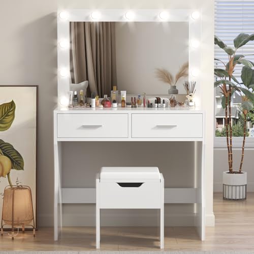 TRIUMPHKEY Tocador de Maquillaje con Gran