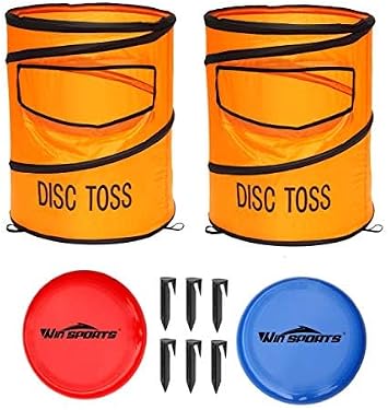 Outdoor Games Folding Disc Toss Game Set Classic Disc Toss,for Back Yard, Beach, Park, Tailgates