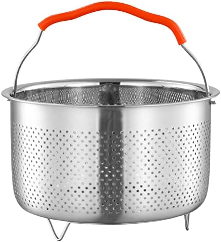 PACKOVE Steamer Basket For Instant Pot Vegetable Steamer Basket Stainless Steel Steamer Basket Rice Steamer Basket Metal Steamer Insert Instant Pot Accessories