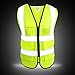 HPHST Reflective Safety Vest for Men & Women,High Visibility Class 2 Vest with 5 Pockets Meets ANSI Standards (Yellow-XXL)