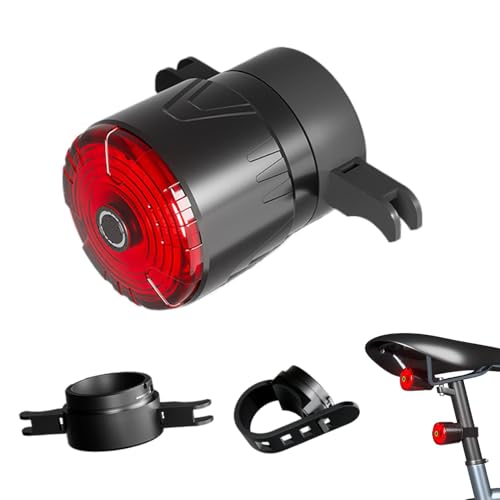 Luz Trasera del Ciclo - LED Bike Light Cycling Taillight | Linterna De Detección De Frenos | 5 Modos Ciclo Compacto Luz Trasera Luces De Advertencia Recargables Accesorios De Ciclismo para ADU