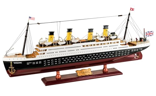 SAILINGSTORY Wooden RMS Titanic Model Cruise Ship Liner 1/400 Scale Replica 24