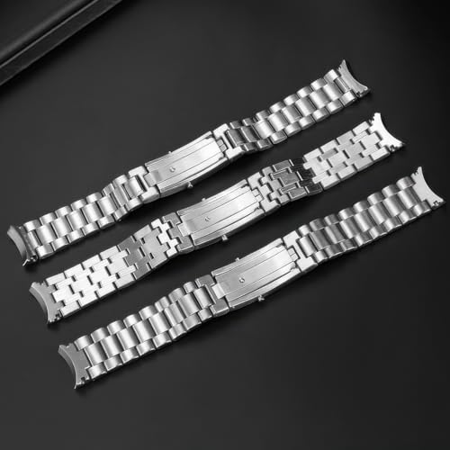 Correa de repuesto para Omega Seamaster de acero inoxidable macizo 5