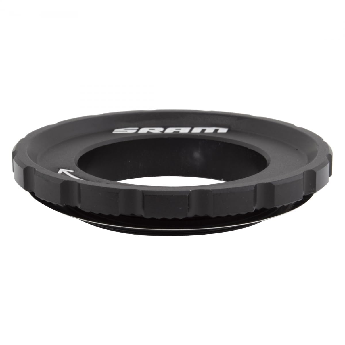 SRAM CenterLock Disc Lock Ring - Heavy-Duty Aluminum Hub Lockring for Secure Mounting of CenterLock Rotor Systems, Black, Durable Engineering &