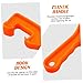 HOMOCONO 10pcs Paint Bucket Lid Opener Tool Heavy-Duty Wrench for Easy Removal Paint Can Lids Orange Design for Home and Industrial Use